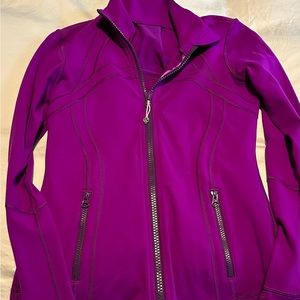 lululemon purple define jacket size 8